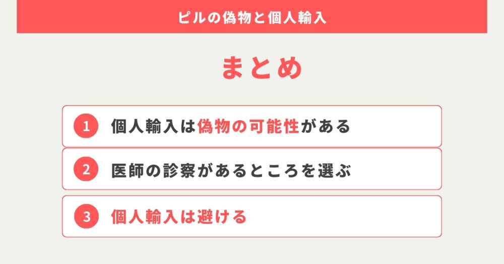 ピルの偽物は医師の診察があるプラットフォームで購入すれば避けられる