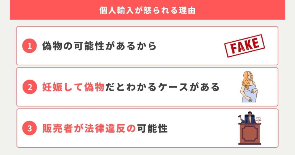 ピルの個人輸入が怒られる理由