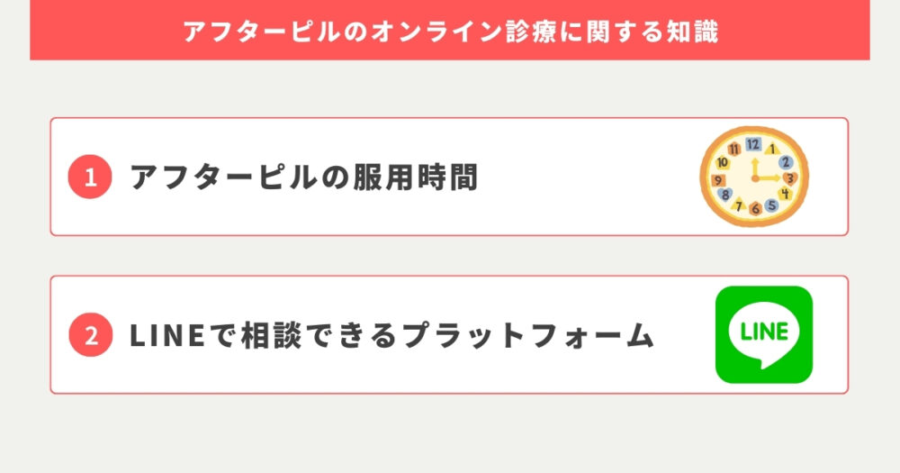 アフターピルのオンライン診療を受診する時に知っておきたいこと