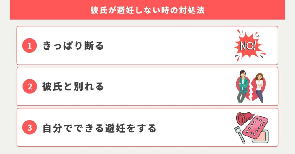 彼氏が避妊しない時の対処法〜望まない妊娠を避けるためには〜
