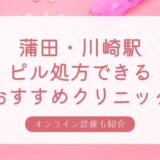 ピル処方できる蒲田・川崎駅周辺の安いおすすめクリニック・産婦人科10選